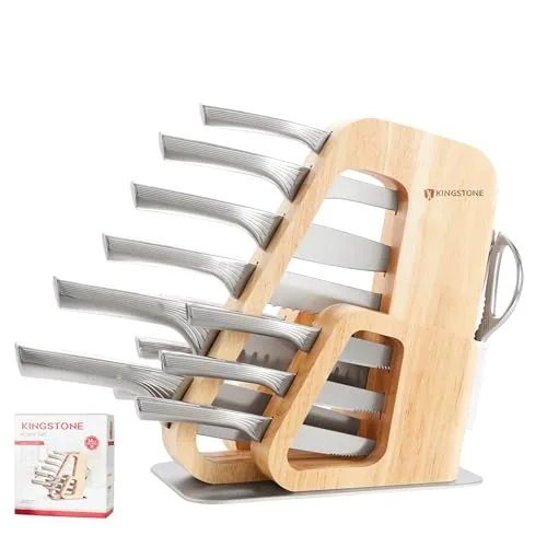 Kingstone Natural Knife Block Set