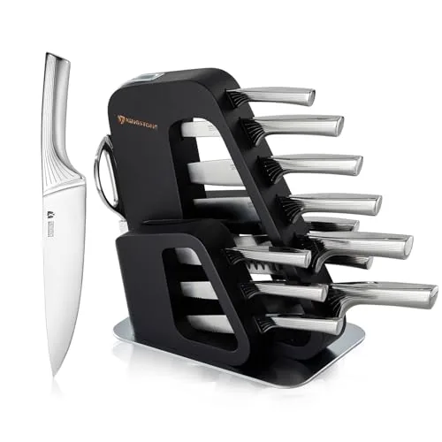 Kingstone Black Knife Block Set