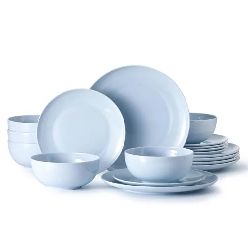 Kingstone Misty Blue Bone China Set