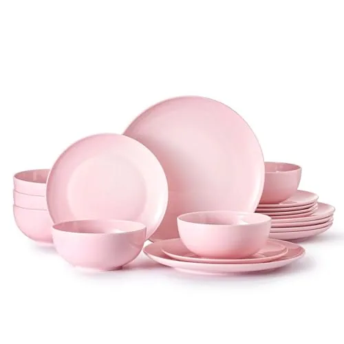 Kingstone Pink Bone China Set for Six