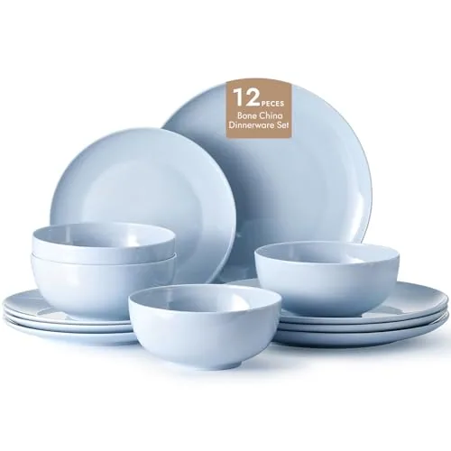 Kingstone Misty Blue China for Four
