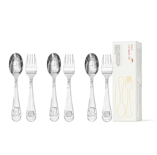 Kingstone Six-Piece Small Toddler Utensils