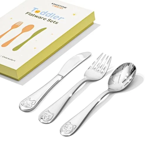 Kingstone Kids Fork Spoon and Knife Set